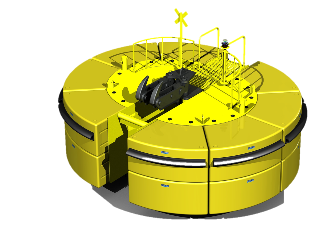 rendering boa ormeggio - Floatex